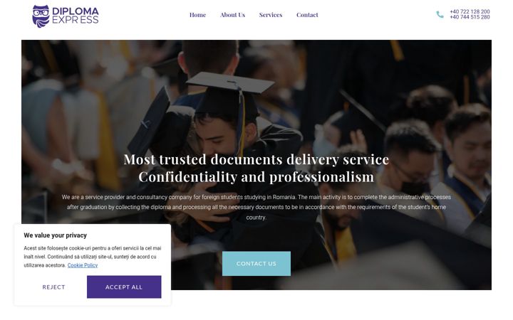Képernyőkép: diplomaexpress.ro