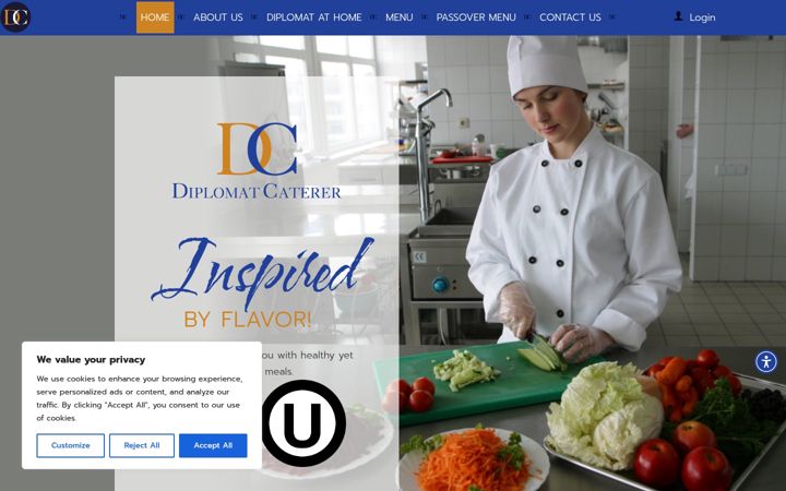 Screenshot of diplomatcaterer.com