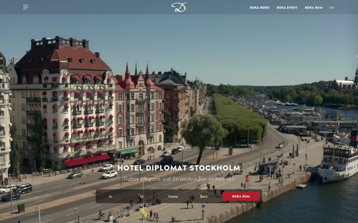 Screenshot of diplomathotel.com