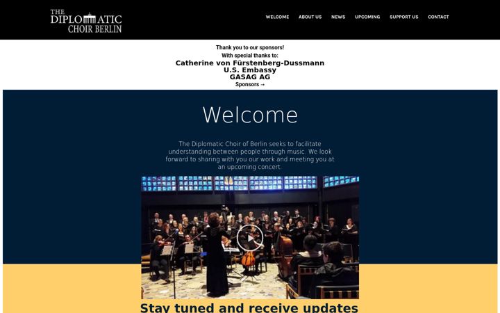 Screenshot of diplomaticchoirberlin.com