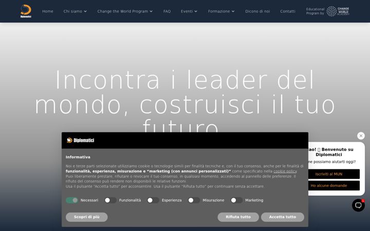 Screenshot von diplomatici.it