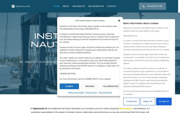Screenshot of diplonautic.com