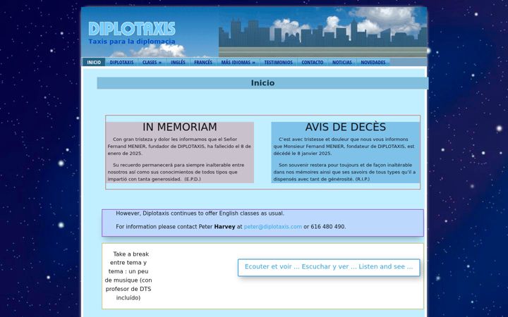 Screenshot of diplotaxis.com