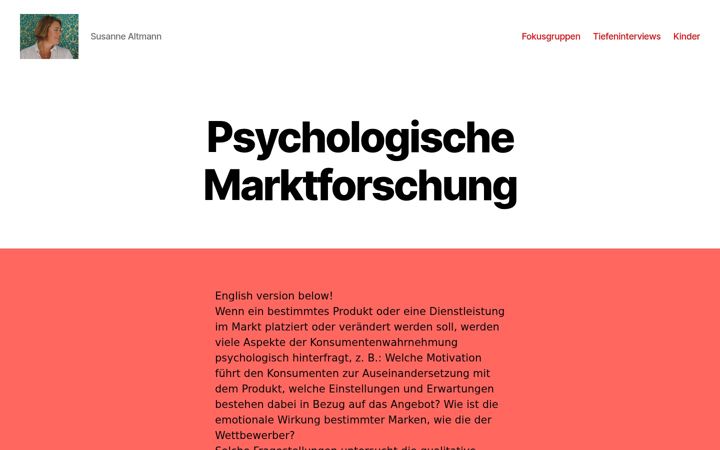 Screenshot of diplpsych-altmann.de