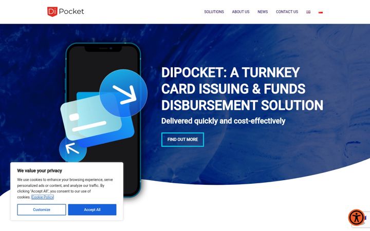 Captură de ecran a dipocket.org