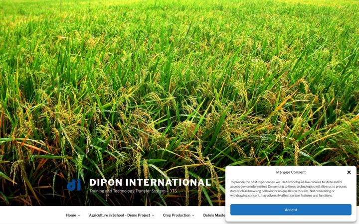 Captură de ecran a dipon.org
