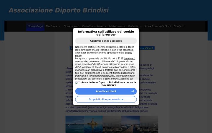 Screenshot ta' diportobrindisi.altervista.org