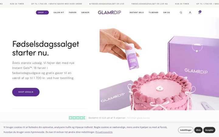Screenshot of dippi.dk