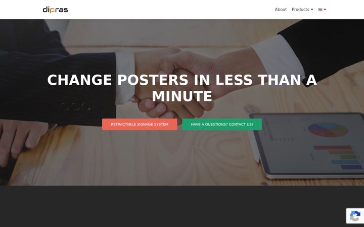 Screenshot of dipras.com