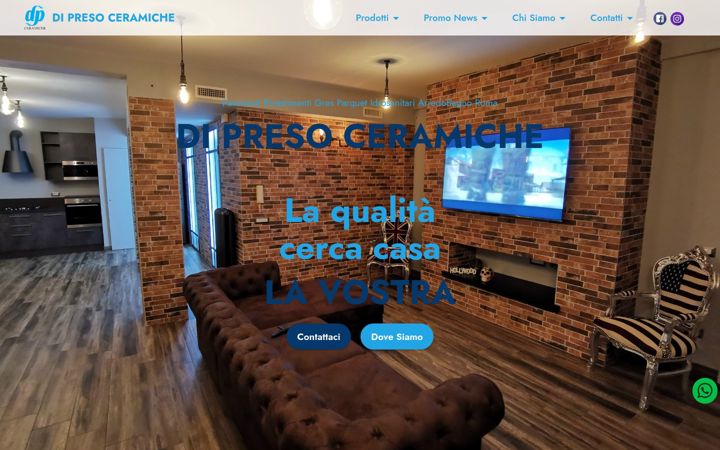 Screenshot of dipresoceramiche.it
