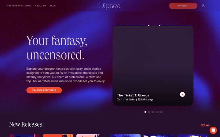 Screenshot of dipseastories.com
