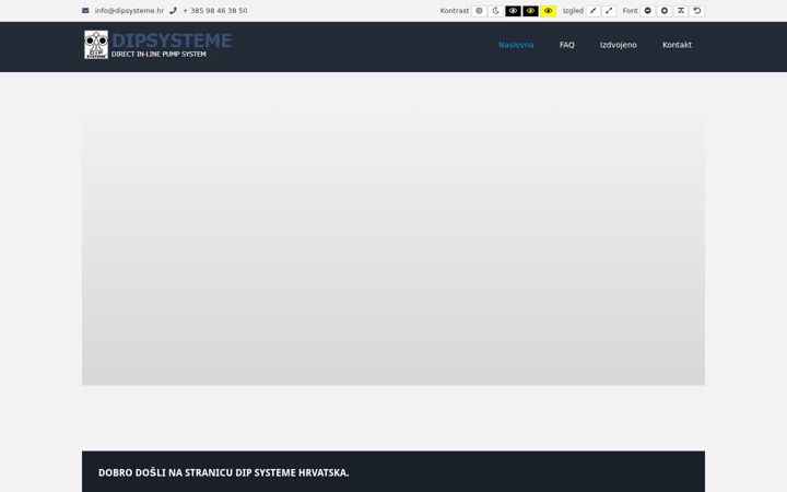 Screenshot of dipsysteme.hr