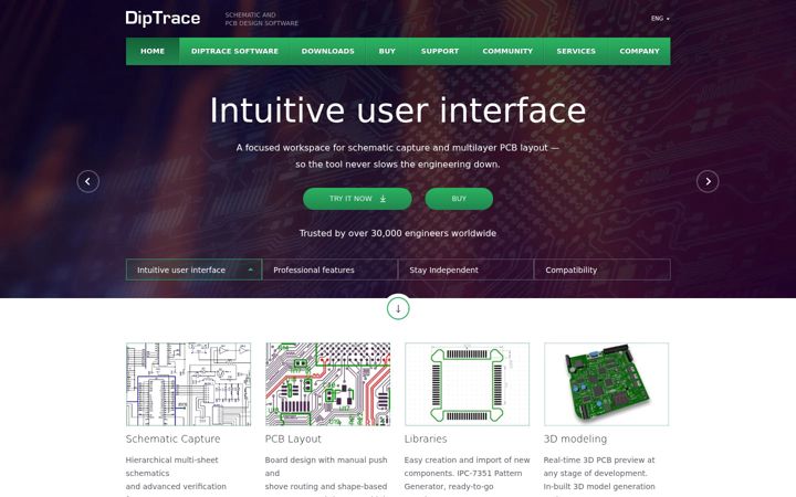 Képernyőkép: diptrace.com