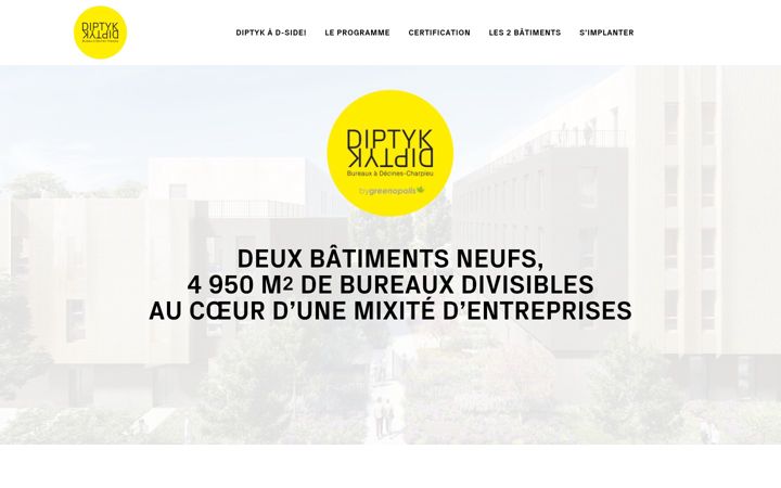 Screenshot of diptyk-immo.com