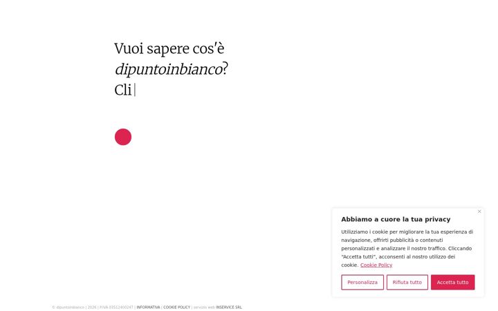 Screenshot of dipuntoinbianco.org