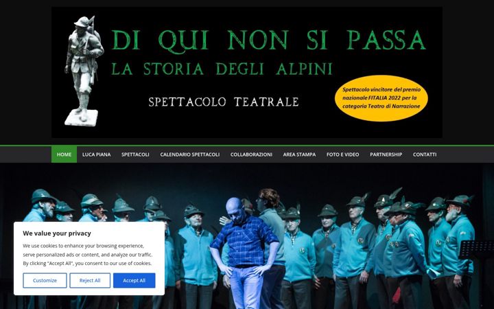Screenshot of diquinonsipassa.altervista.org