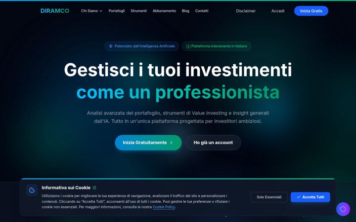 Screenshot of diramco.com