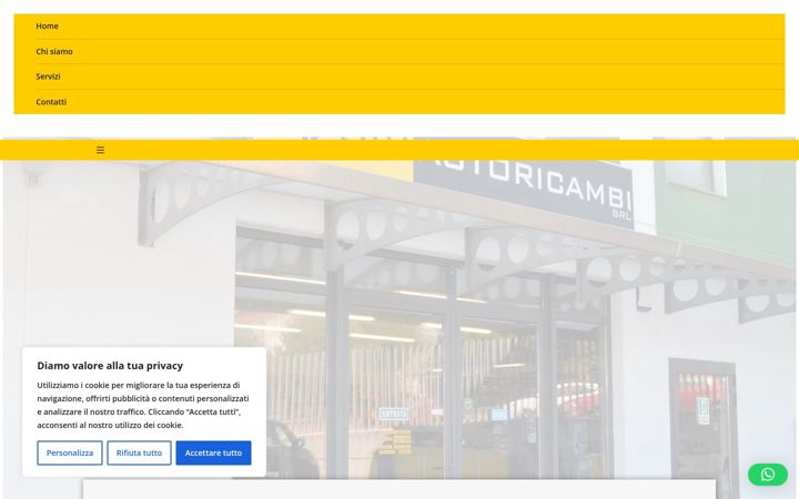 Screenshot of dirautoricambi.it