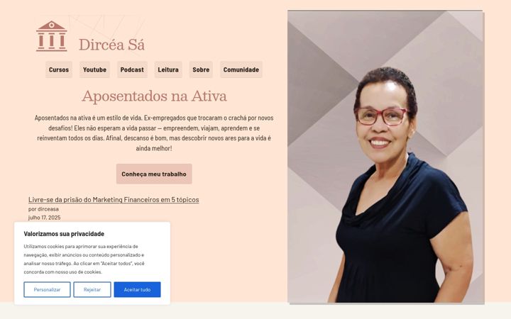 Ekrano kopija dirceasa.com.br