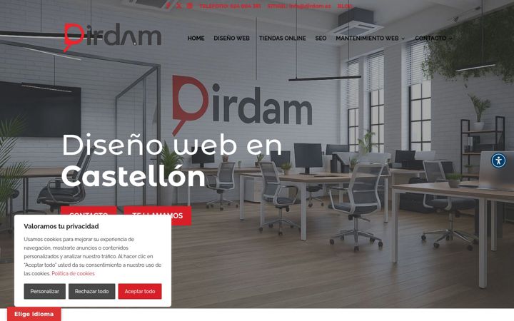 Ekraanipilt saidist dirdam.es