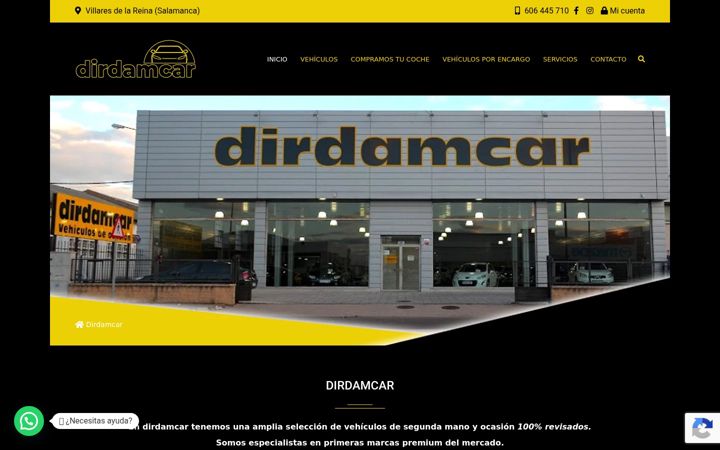 Screenshot of dirdamcar.com