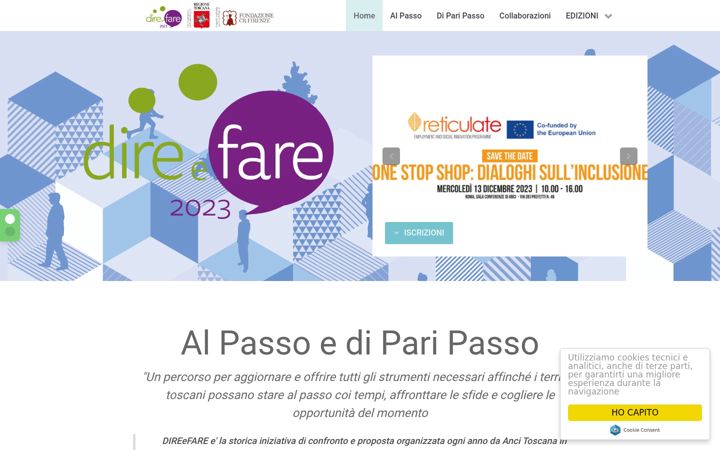 Screenshot of dire-fare.eu