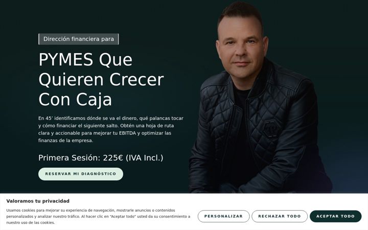 Screenshot of direccion-financiera.com