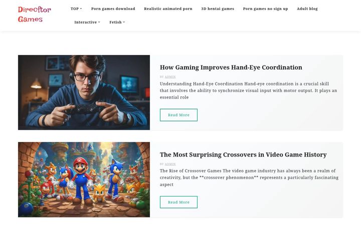 Screenshot of direcftorgames.com