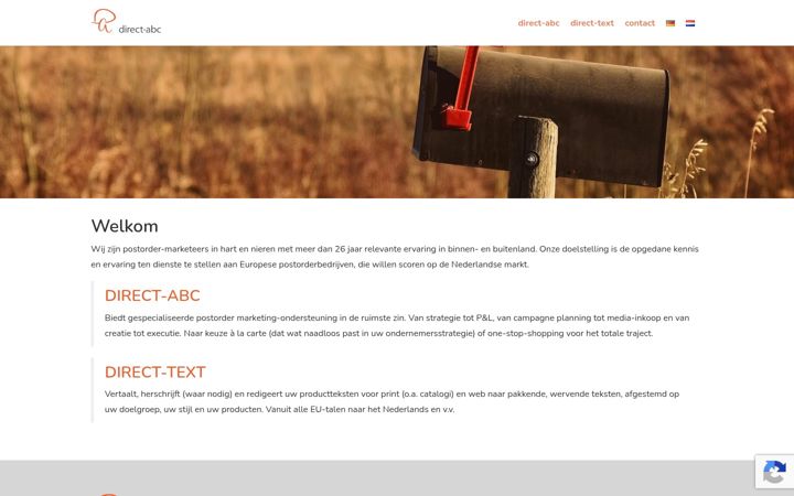 Zrzut ekranu direct-abc.nl