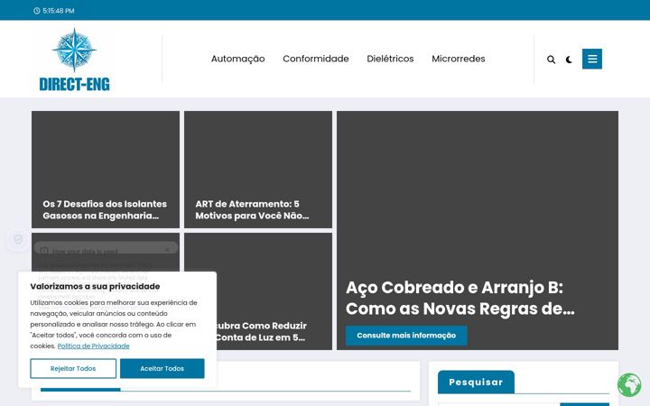 Ekrano kopija direct-eng.com.br