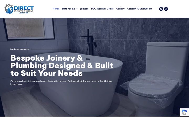Zrzut ekranu direct-joinery.co.uk