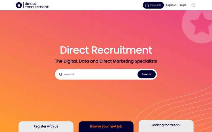 Zrzut ekranu direct-recruitment.co.uk