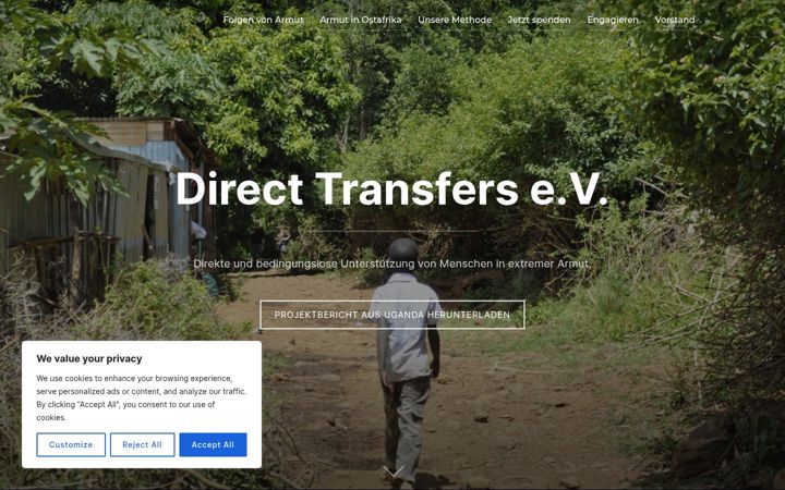 Screenshot of direct-transfers.org