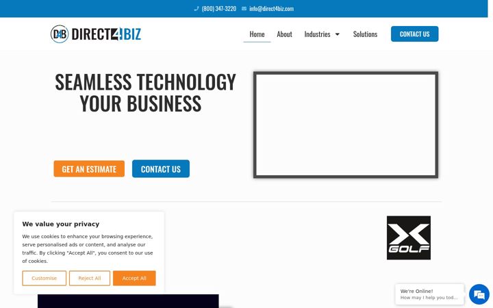 Screenshot of direct4biz.com
