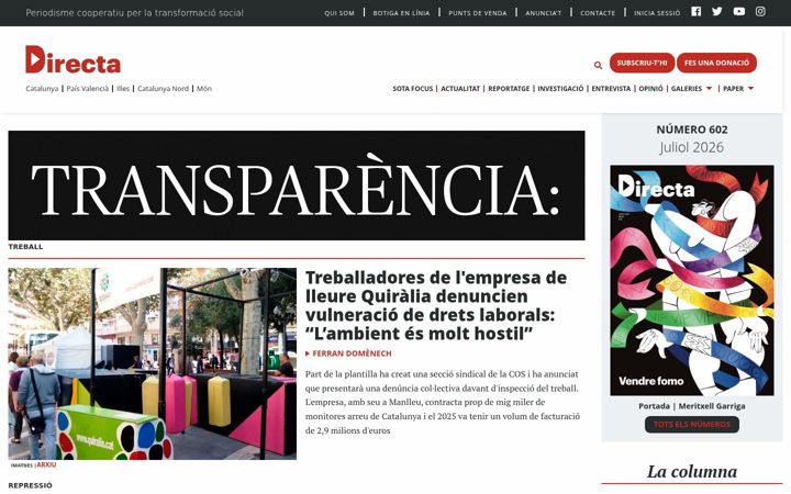 Screenshot of directa.cat