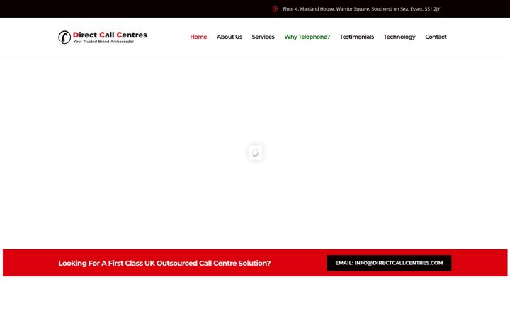 Screenshot of directcallcentres.com