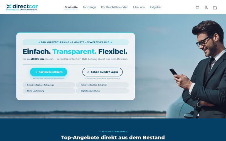 Screenshot of directcar.de