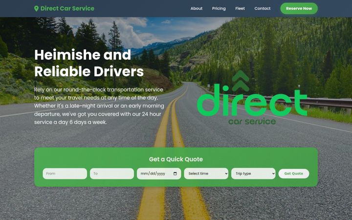 Screenshot of directcarserviceny.com
