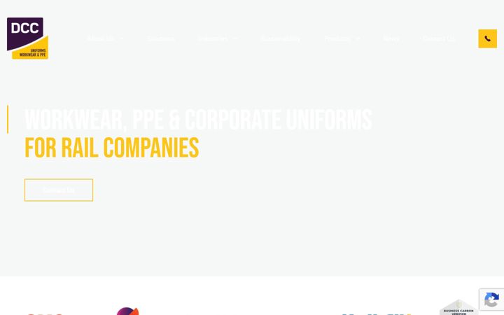 Screenshot stránky directcorporate.co.uk