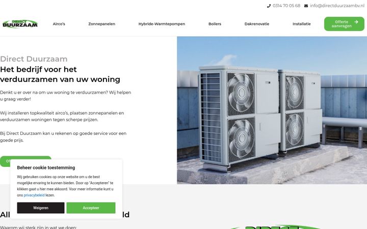 Zrzut ekranu directduurzaambv.nl