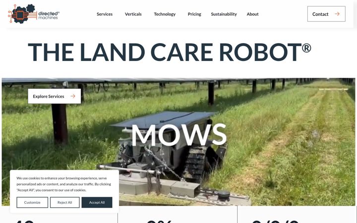 Screenshot of directedmachines.com