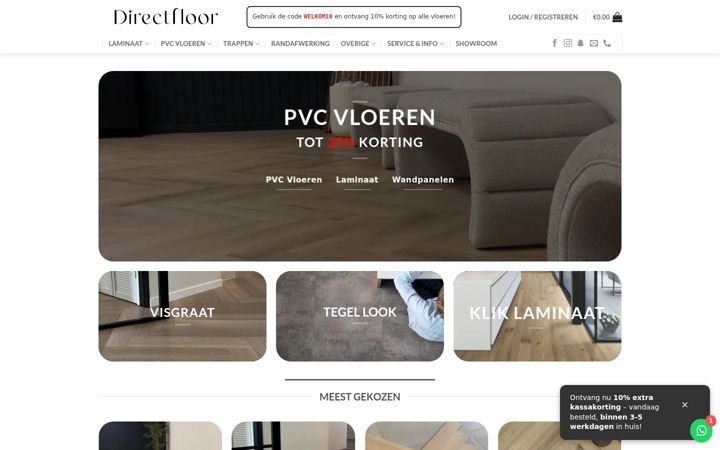 Zrzut ekranu directfloor.nl