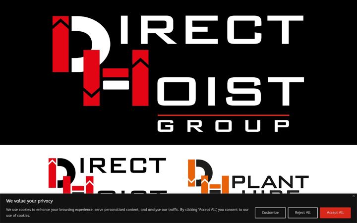 Zrzut ekranu directhoistgroup.co.uk