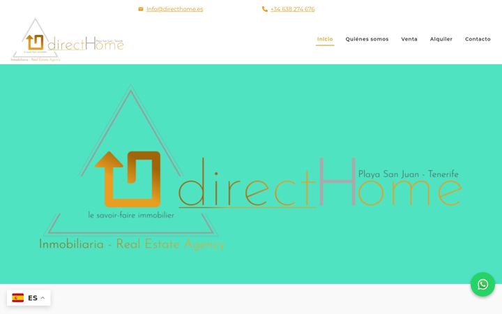 Ekraanipilt saidist directhome.es
