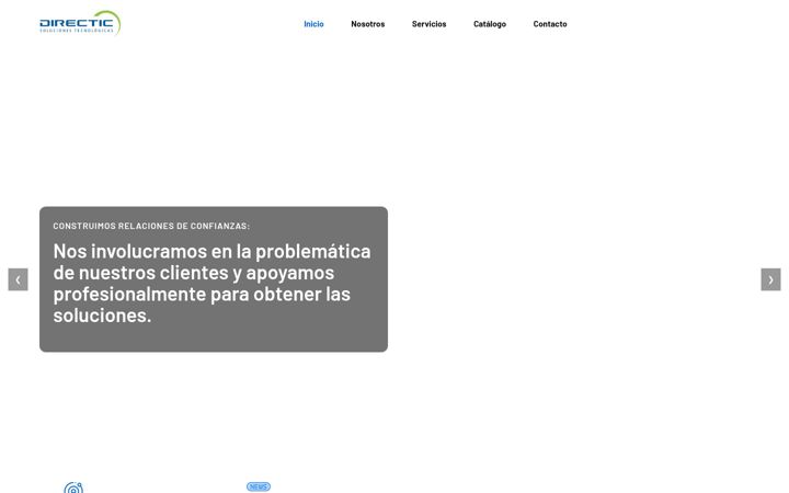 Screenshot di directic.cl