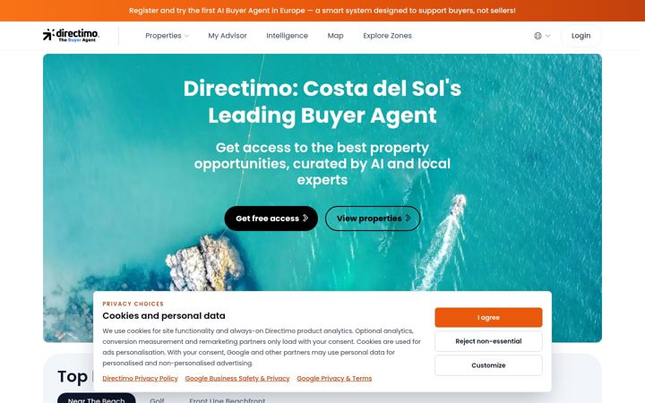 Screenshot of directimo.com