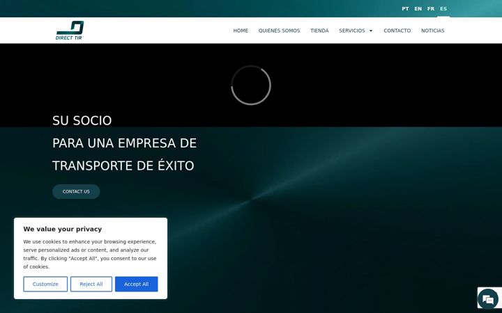 Ekraanipilt saidist directir-services.es