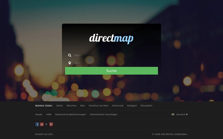 Screenshot of directmap.berlin