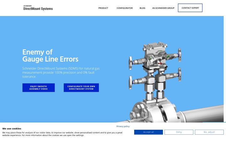 Screenshot of directmountsystems.com