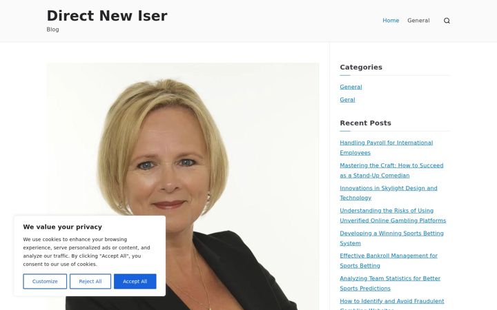 Screenshot of directnewiser.com